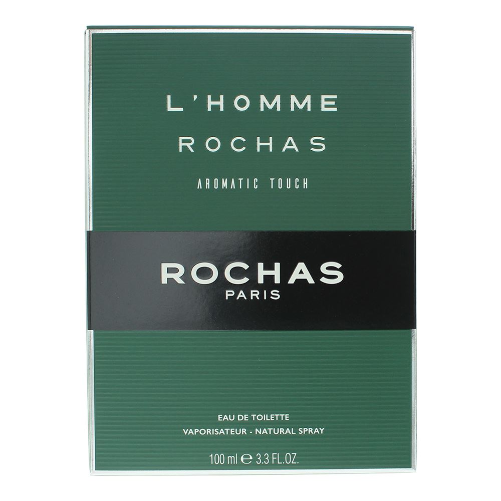 Rochas L'homme Aromatic Touch 100ml Eau de Toilette Spray For Him