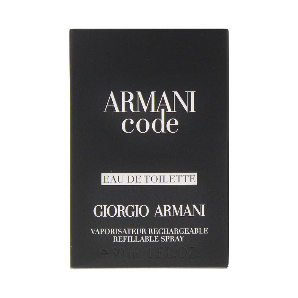Giorgio Armani Code Pour Homme 30ml Eau de Toilette Refillable Spray for Him