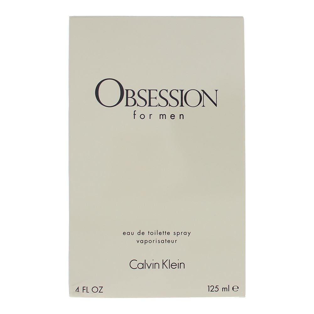 Calvin Klein Obsession For Men 125ml Eau de Toilette Spray for Him