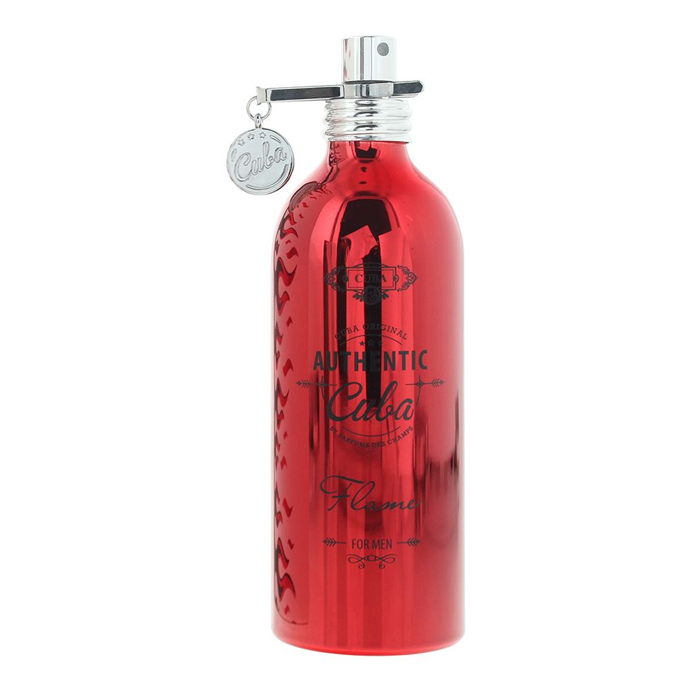Cuba Authentic Flame For Men 100ml Eau de Toilette Spray for Him