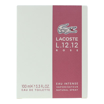 Lacoste L.12.12. Rose Eau Intense 100ml Eau de Toilette Spray for Her