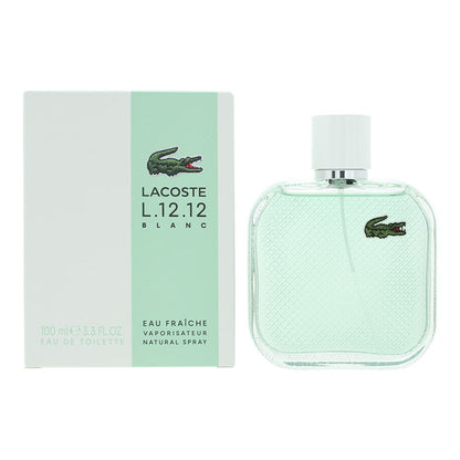 Lacoste Eau De Lacoste L.12.12 Blanc Eau Fraiche 100ml Eau De Toilette Spray for Him