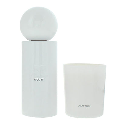 Courreges Slogan 100ml Eau de Parfum Gift Set 75g Candle for  Unisex