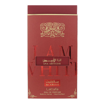 Lattafa Ana Abiyedh Scarlet 60ml Eau de Parfum Spray for Her