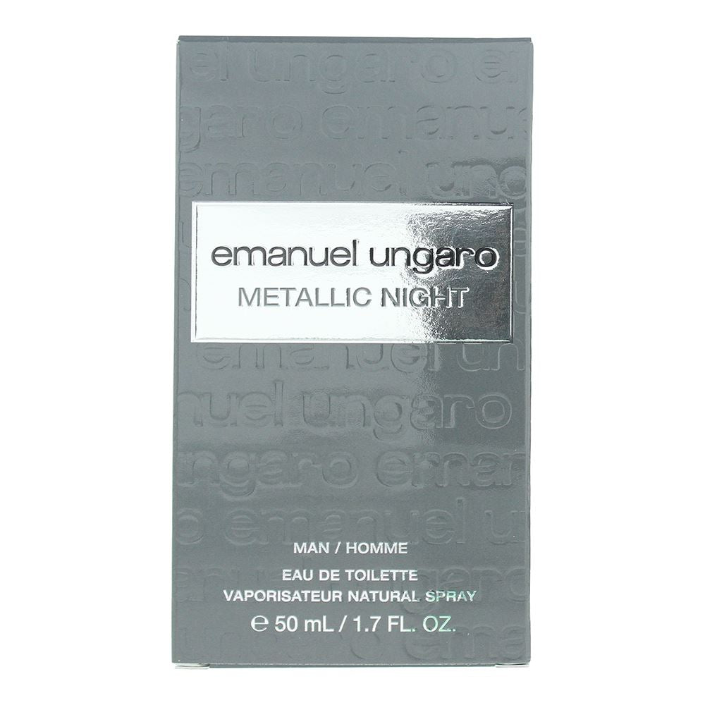 Emanuel Ungaro Metallic Night 50ml Eau de Toilette Spray for Him
