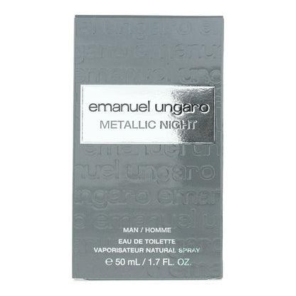 Emanuel Ungaro Metallic Night 50ml Eau de Toilette Spray for Him