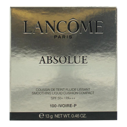 Lancome Absolue Smoothing Liquid Cushion 13g Foundation Compact - 100-Ivoire-P SPF 50+