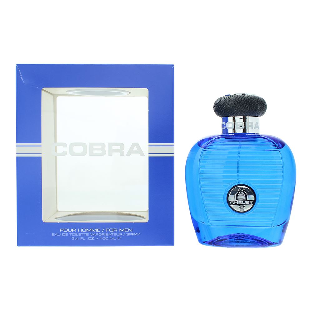 Carroll Shelby Blue Cobra 100ml Eau de Toilette Spray for Him