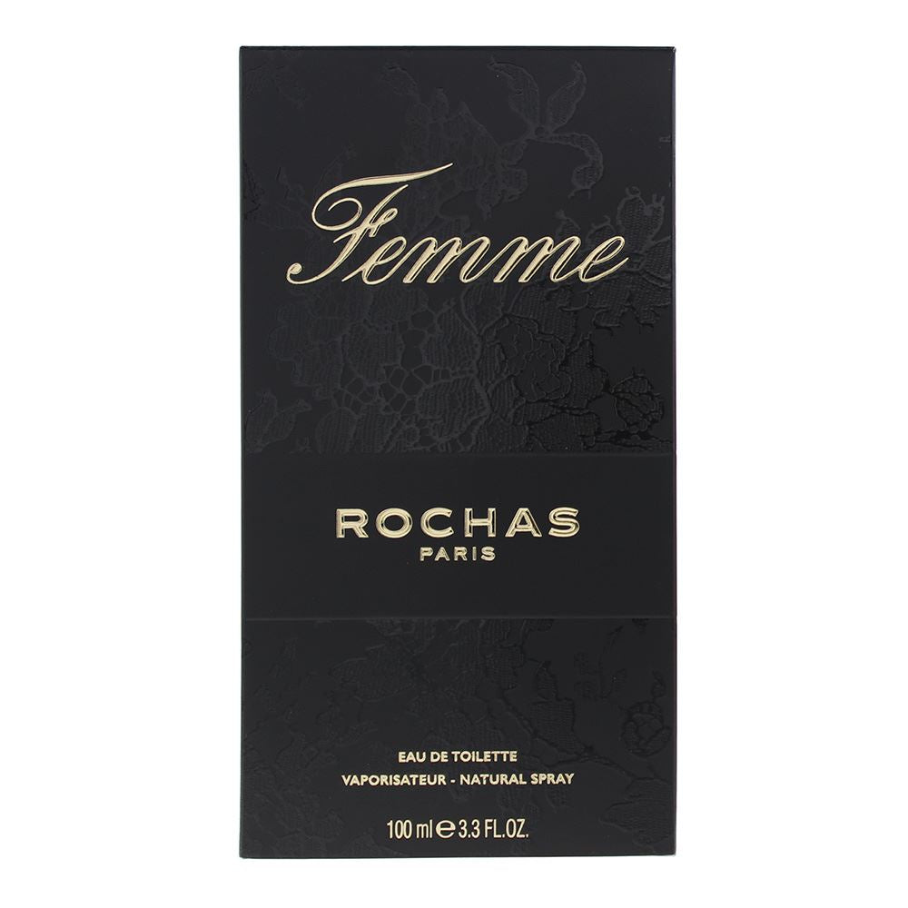 Rochas Femme 100ml Eau de Toilette Spray for Her
