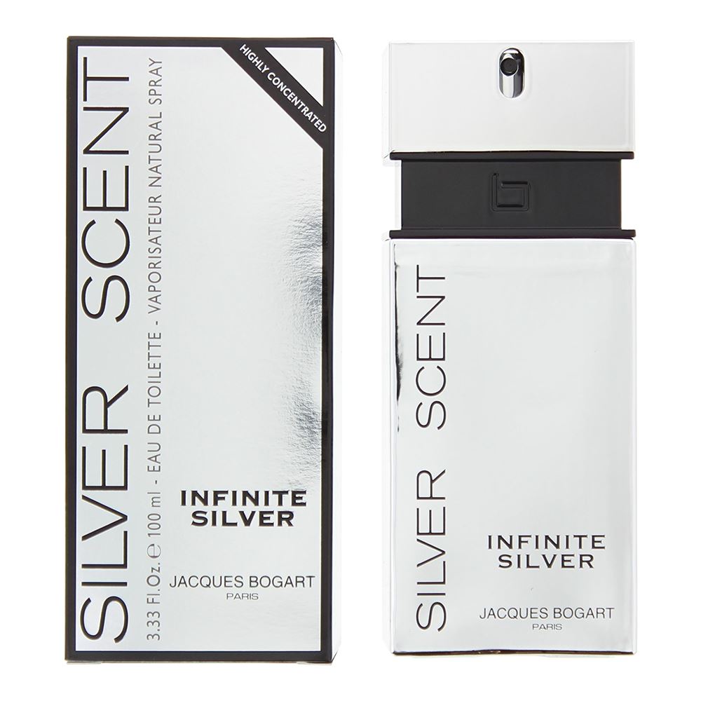 Jacques Bogart Silver Scent Infinite Silver 100ml Eau de Toilette Spray for Him