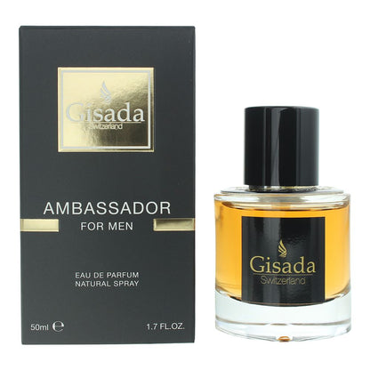 Gisada Ambassador Men 50ml Eau de Parfum Spray For Him