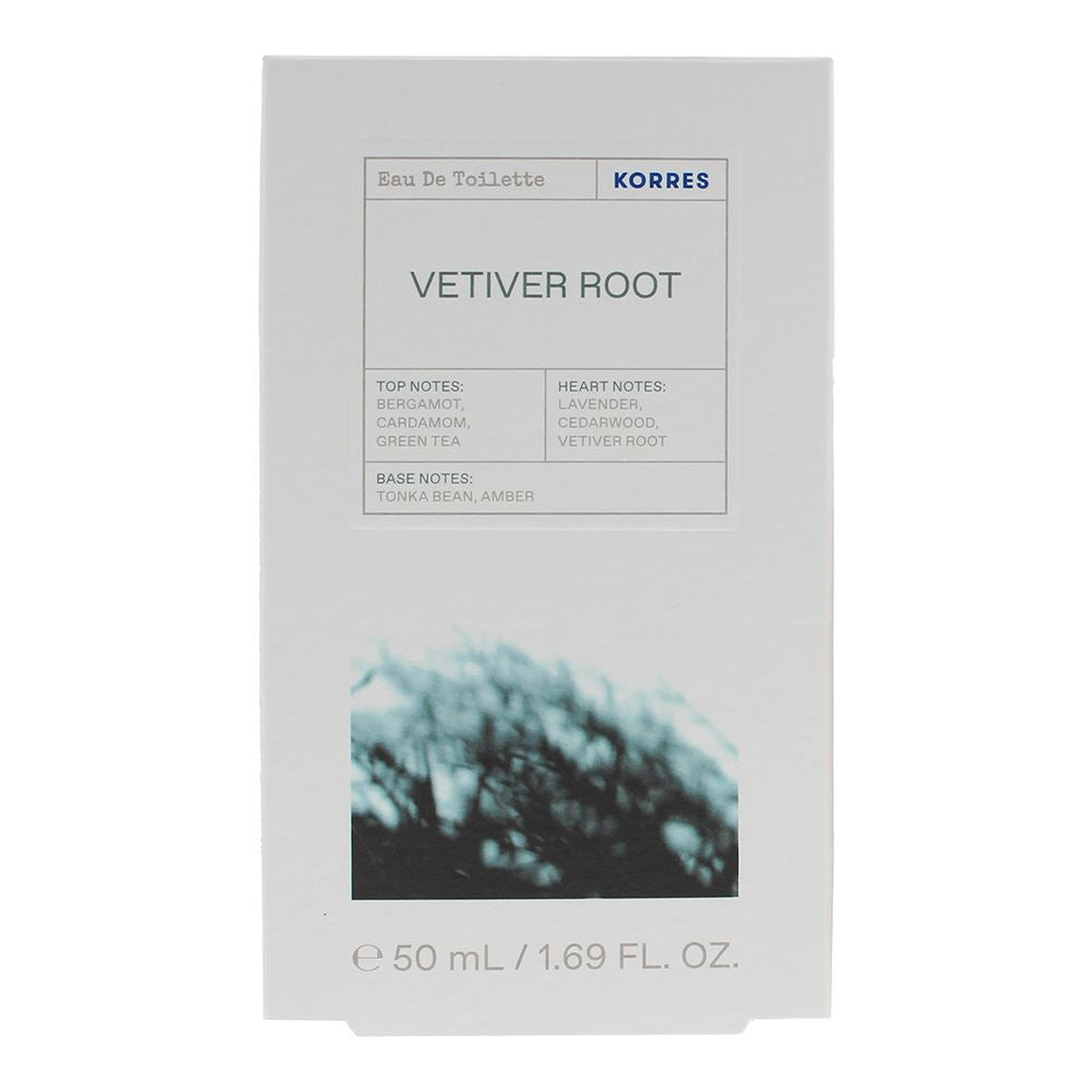 Korres Vetiver Root 50ml Eau De Toilette Spray for Him