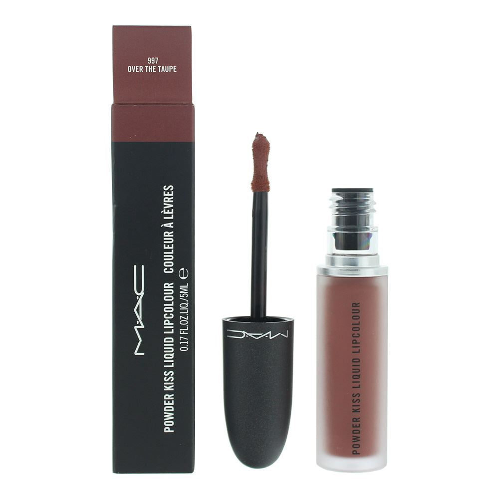 MAC Powder Kiss 5ml Liquid Lipcolour - 997 Over The Taupe