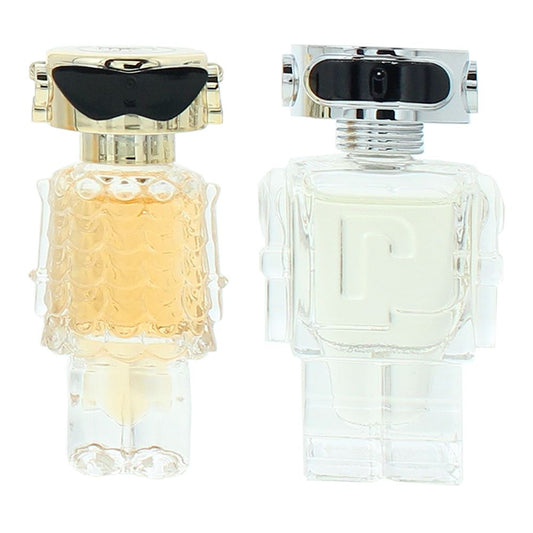 Paco Rabanne Miniature Gift Set - Fame 4ml Eau de Parfum,  Phantom 5ml Eau de Toilette for Unisex