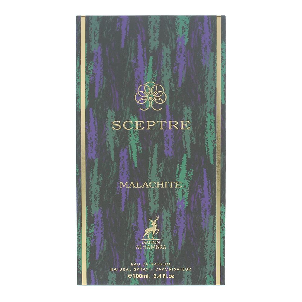 Maison Alhambra Sceptre Malachite 100ml Eau de Parfum Spray for Him