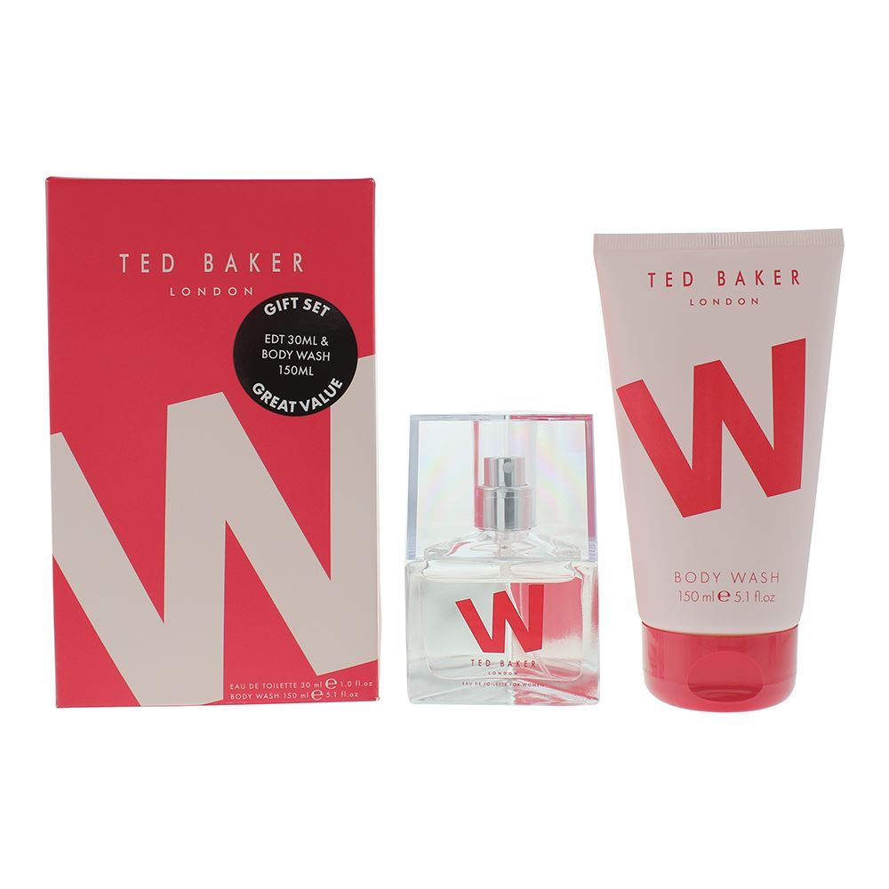 Ted Baker W 30ml  Eau de Toilette Gift Set For Her 150ml  Body Wash