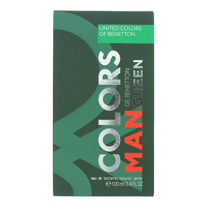 United Colors of Benetton Green Benetton Man 100ml Eau de Toilette Spray for Him