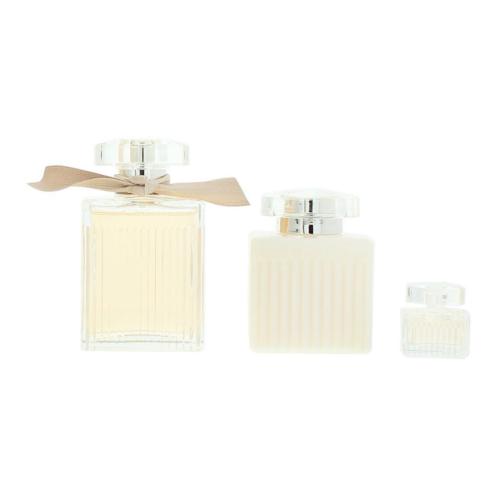 Chloe 100ml Eau de Parfum Gift Set 100ml Body Lotion, 5ml Eau de Parfum for Her