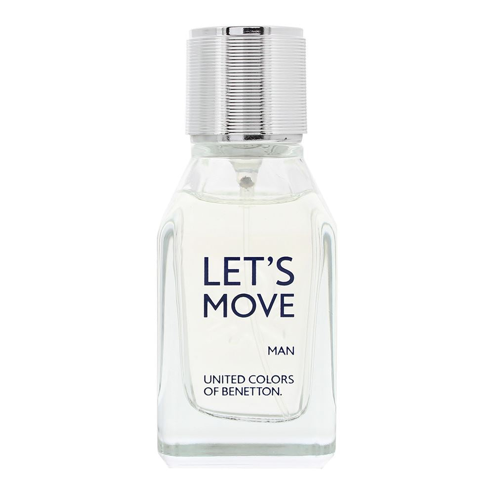 United Colors of Benetton Let's Move Man 40ml Eau De Toilette Spray for Him