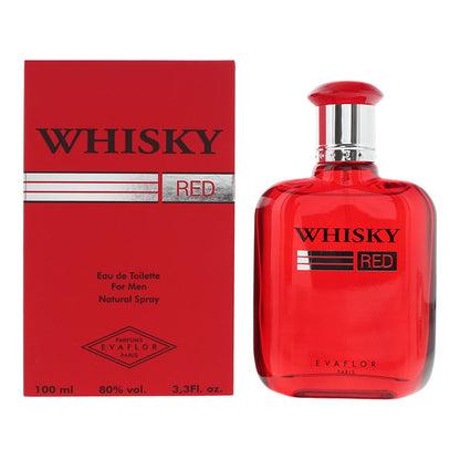 Evaflor Whisky Red 100ml  Eau De Toilette Spray For Him