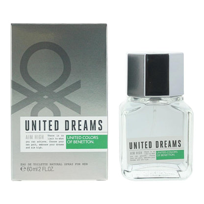 United Colors of Benetton United Dreams Aim High 60ml Eau de Toilette Spray for Him