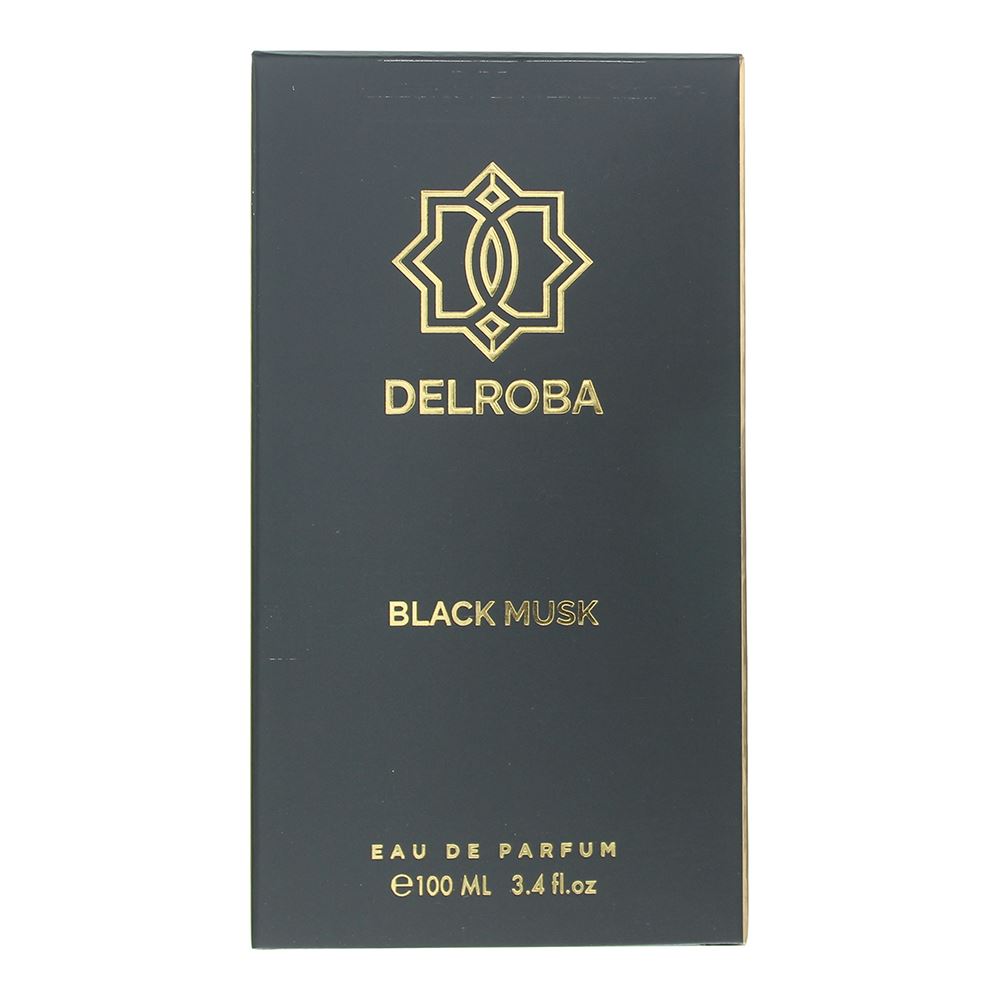 Delroba Black Musk For Men 100ml Eau de Parfum Spray For Him