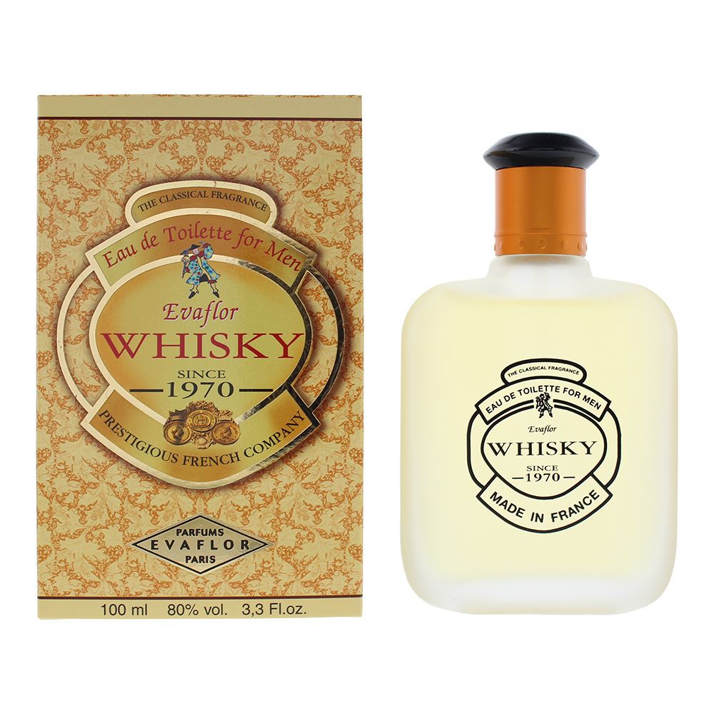 Evaflor Whisky Men 100ml Eau De Toilette Spray For Him