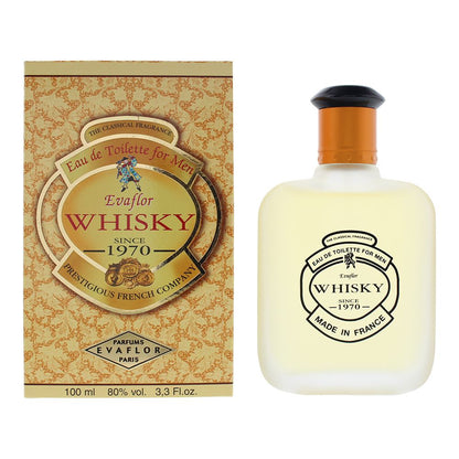 Evaflor Whisky Men 100ml Eau De Toilette Spray For Him