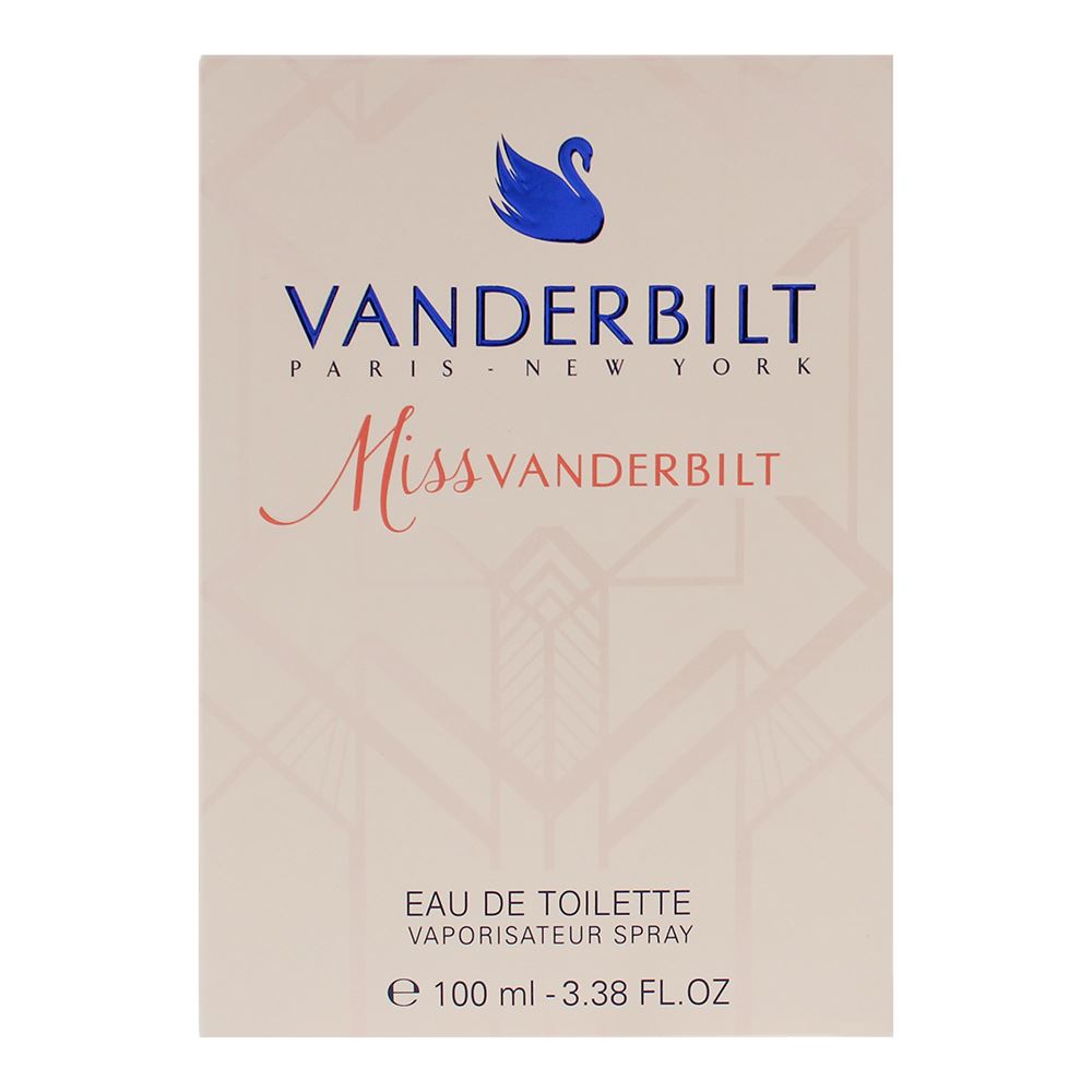 Gloria Vanderbilt Miss Vanderbilt 100ml Eau de Toilette Spray for Her