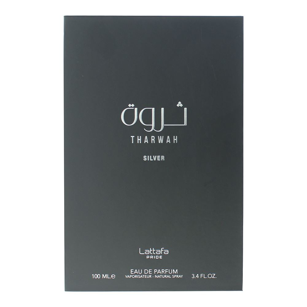 Lattafa Pride Tharwah Silver 100ml  Eau de Parfum Spray for Him