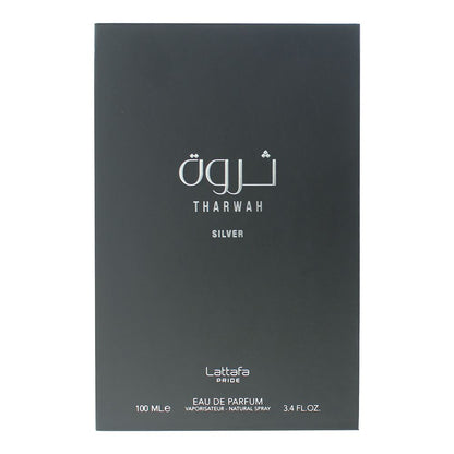 Lattafa Pride Tharwah Silver 100ml  Eau de Parfum Spray for Him