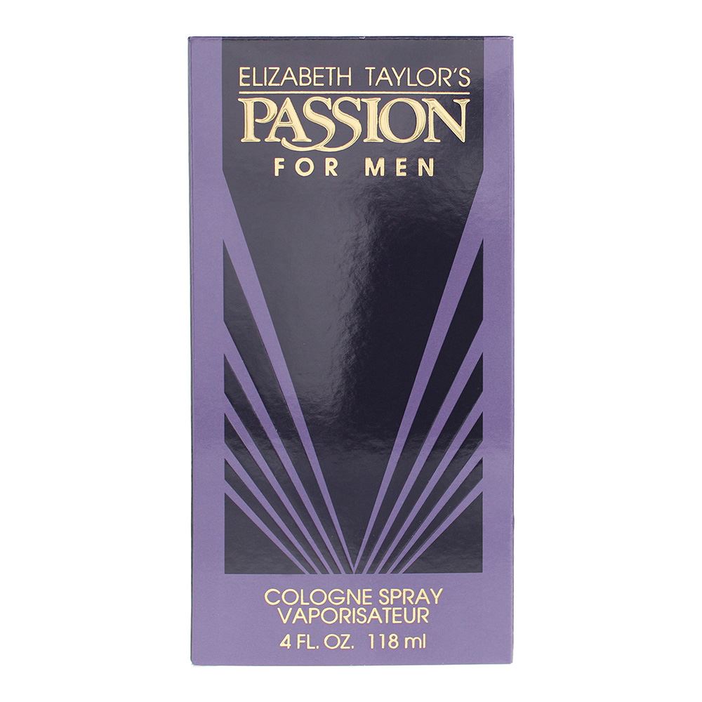 Elizabeth Taylor Passion For Men 118ml Cologne Spray for Him
