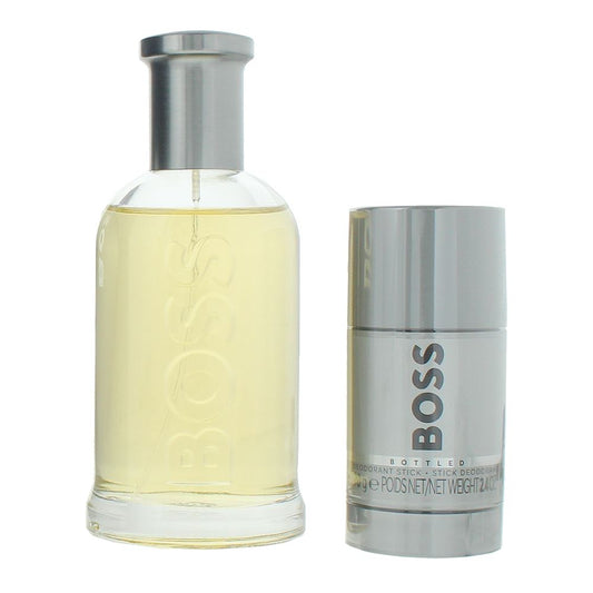 Hugo Boss Boss Bottled 200ml Eau de Toilette Gift Set 75ml Deodorant Stick for Him