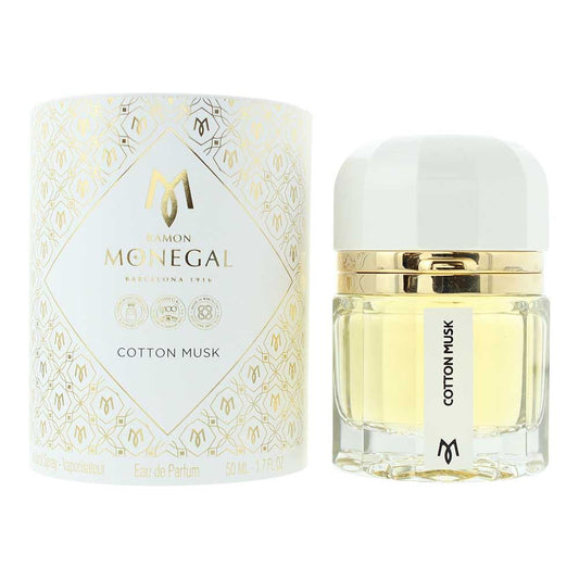 Ramon Monegal Cotton Musk Eau de Parfum 50ml Spray for Her