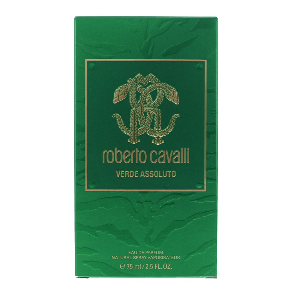 Roberto Cavalli Verde Assoluto 75ml Eau De Parfum Spray for Unisex