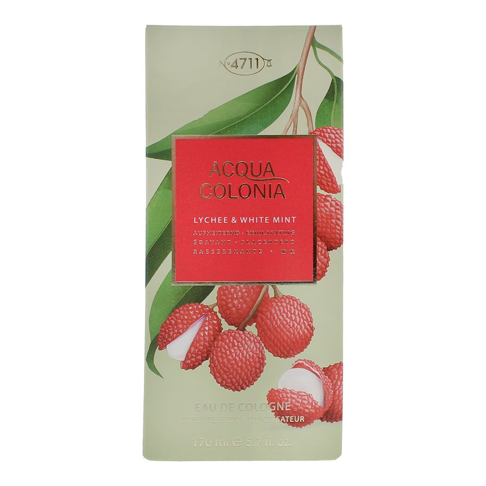 4711 Acqua Colonia Lychee & White Mint 170ml Eau de Cologne Spray for Unisex