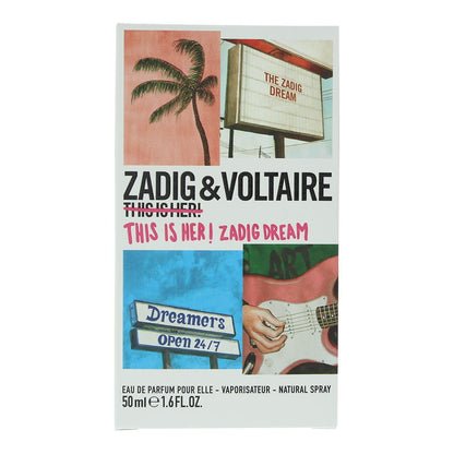 Zadig & Voltaire This Is Her! Zadig Dream 50ml Eau de Parfum Spray For Her