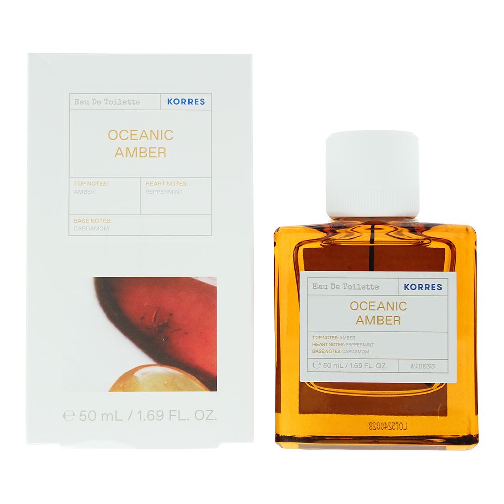 Korres Oceanic Amber 50ml Eau De Toilette Spray For Him