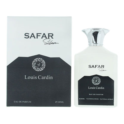 Louis Cardin Safar Silver 100ml  Eau de Parfum Spray for Him