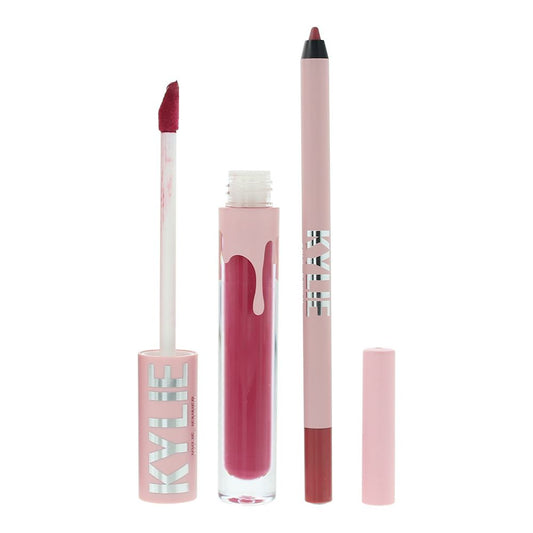 Kylie By Kylie Jenner 3ml Matte Lipstick, 1.1g Lip Liner - 102 Extraordinary