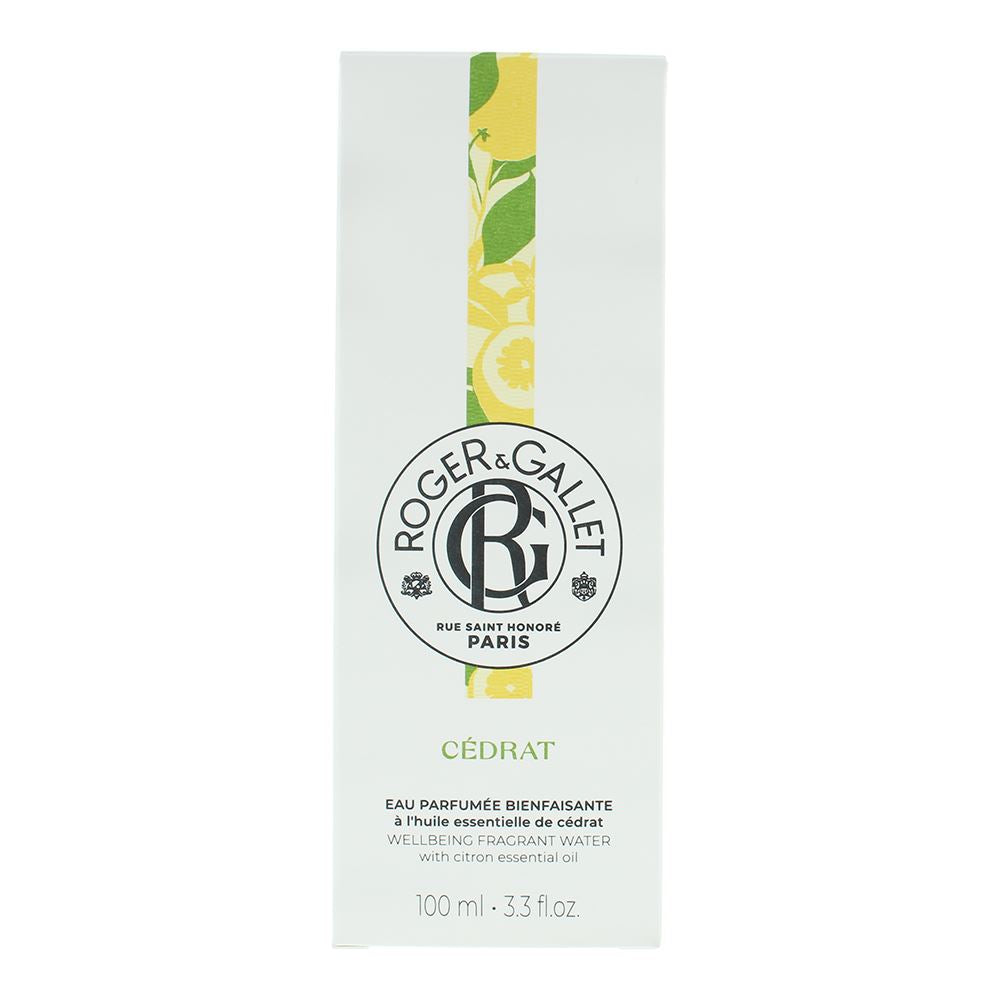 Roger & Gallet Cedrat Fragrant Wellbeing 100ml Water Spray Unisex