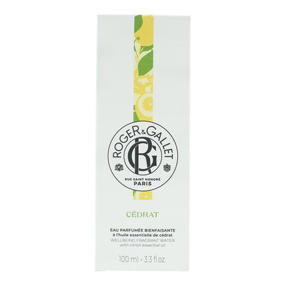 Roger & Gallet Cedrat Fragrant Wellbeing 100ml Water Spray Unisex