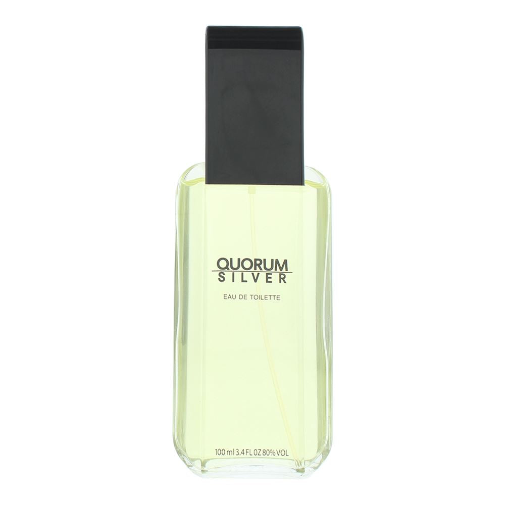 Puig Quorum Silver 100ml Eau de Toilette Spray for Him
