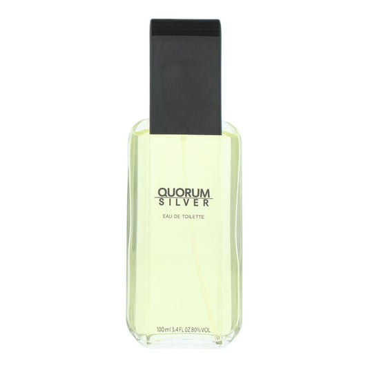 Puig Quorum Silver 100ml Eau de Toilette Spray for Him