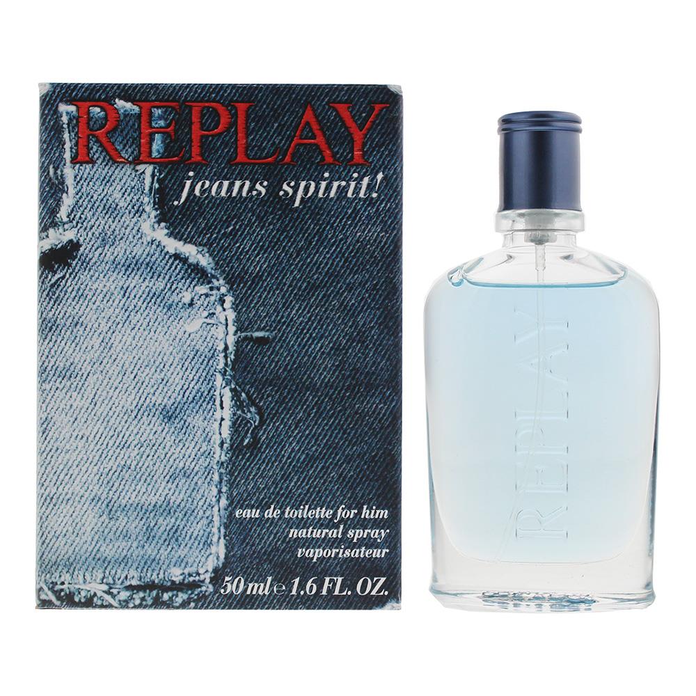 Replay Jeans Spirit For Him 50ml Eau de Toilette Spray for Him