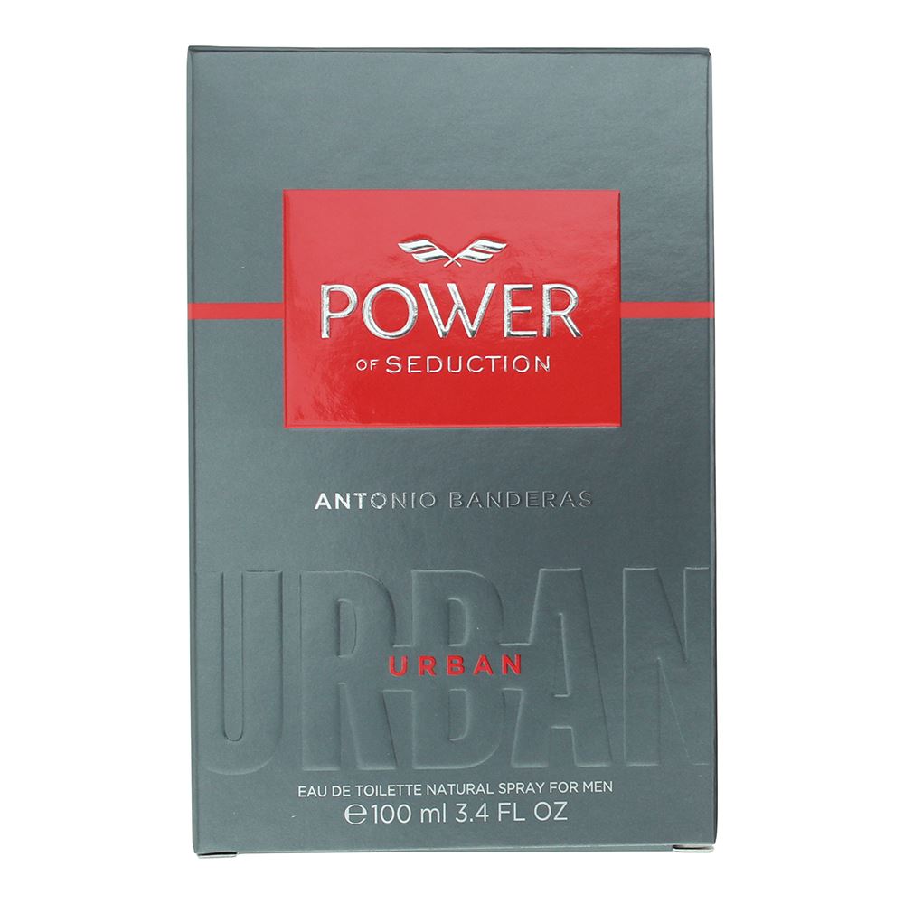Antonio Banderas Power Of Seduction Urban Eau de Toilette 100ml Spray for Him- Limited Edition