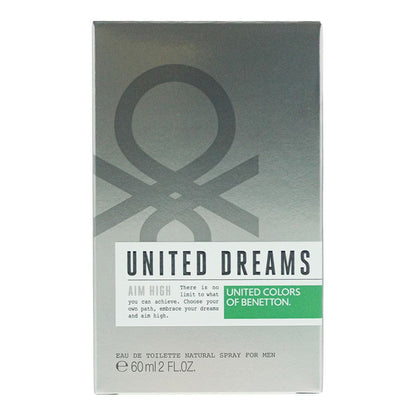United Colors of Benetton United Dreams Aim High 60ml Eau de Toilette Spray for Him