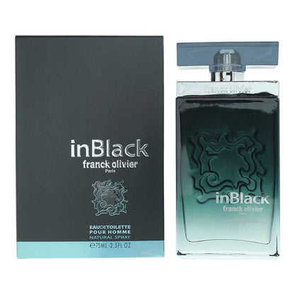 Franck Olivier In Black 75ml Eau De Toilette Spray for Him