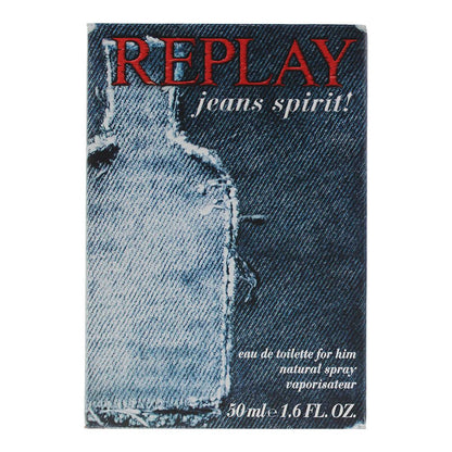 Replay Jeans Spirit For Him 50ml Eau de Toilette Spray for Him