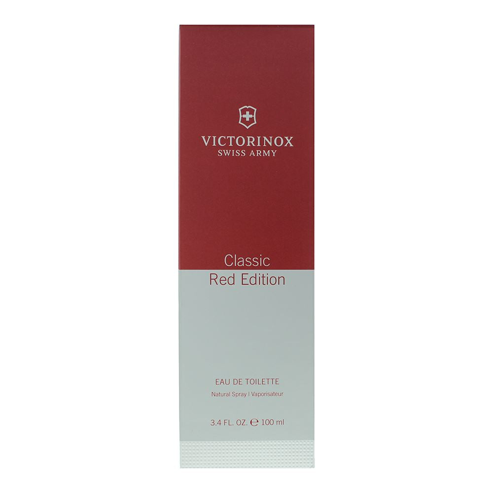 Swiss Army Victorinox Classic 100ml Eau de Toilette Spray for Him - Red Edition